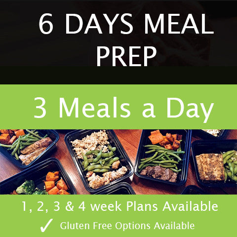 6 Days meal prep- 3 meals